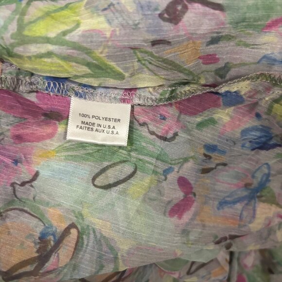 Misa Los Angeles Womens Hilma Floral Print Sleeveless Maxi Dress Size XL - Picture 10 of 10